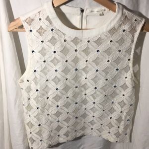 Endless Rose White Bling women’s Dress shirt S-M